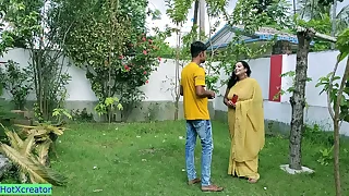 Indian Hot Bhabhi Sex back Unknown Young Boy&excl; Plz Cum Inside